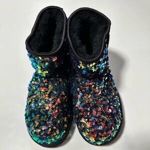 UGG Black Sequin Boots